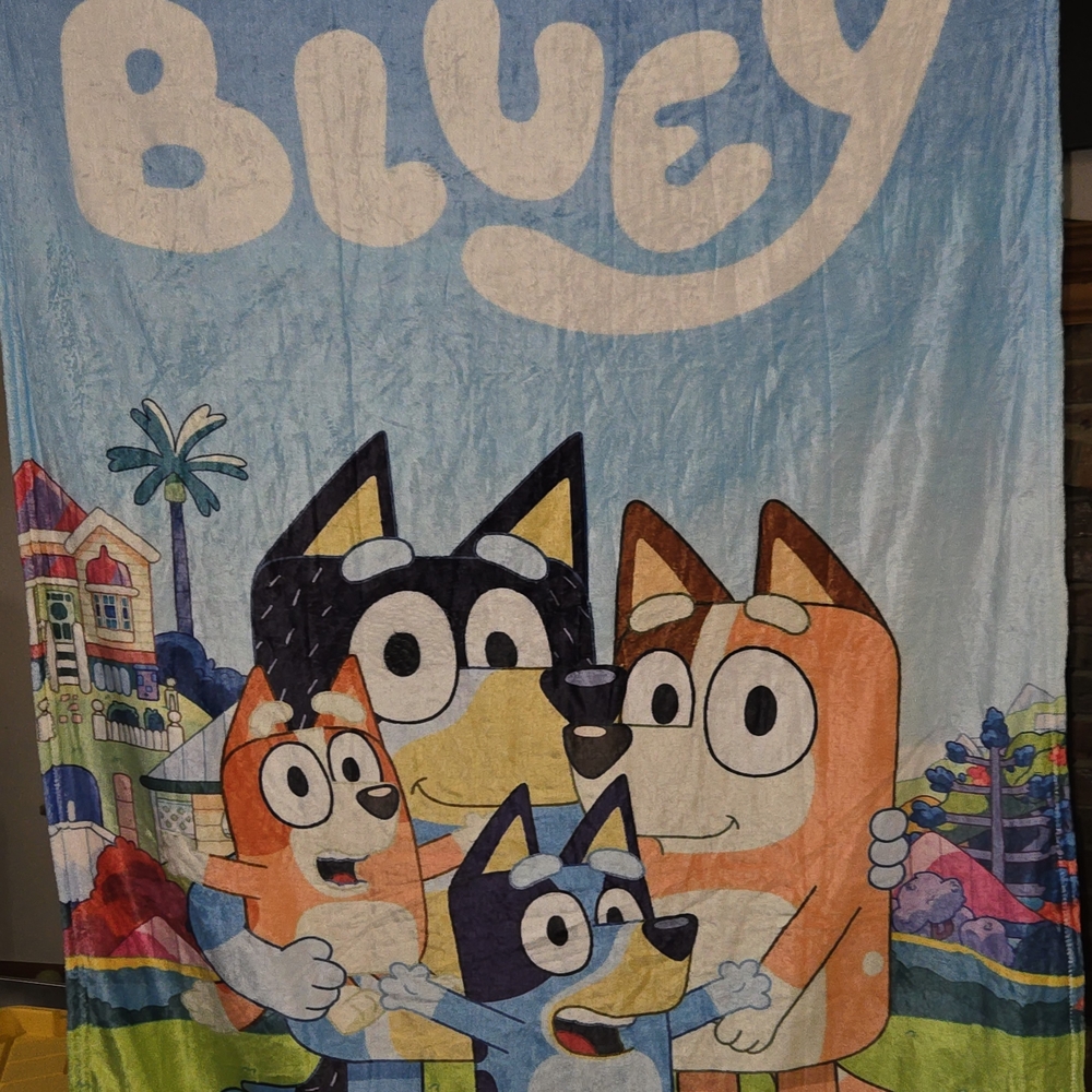 Bluey Family Blanket
